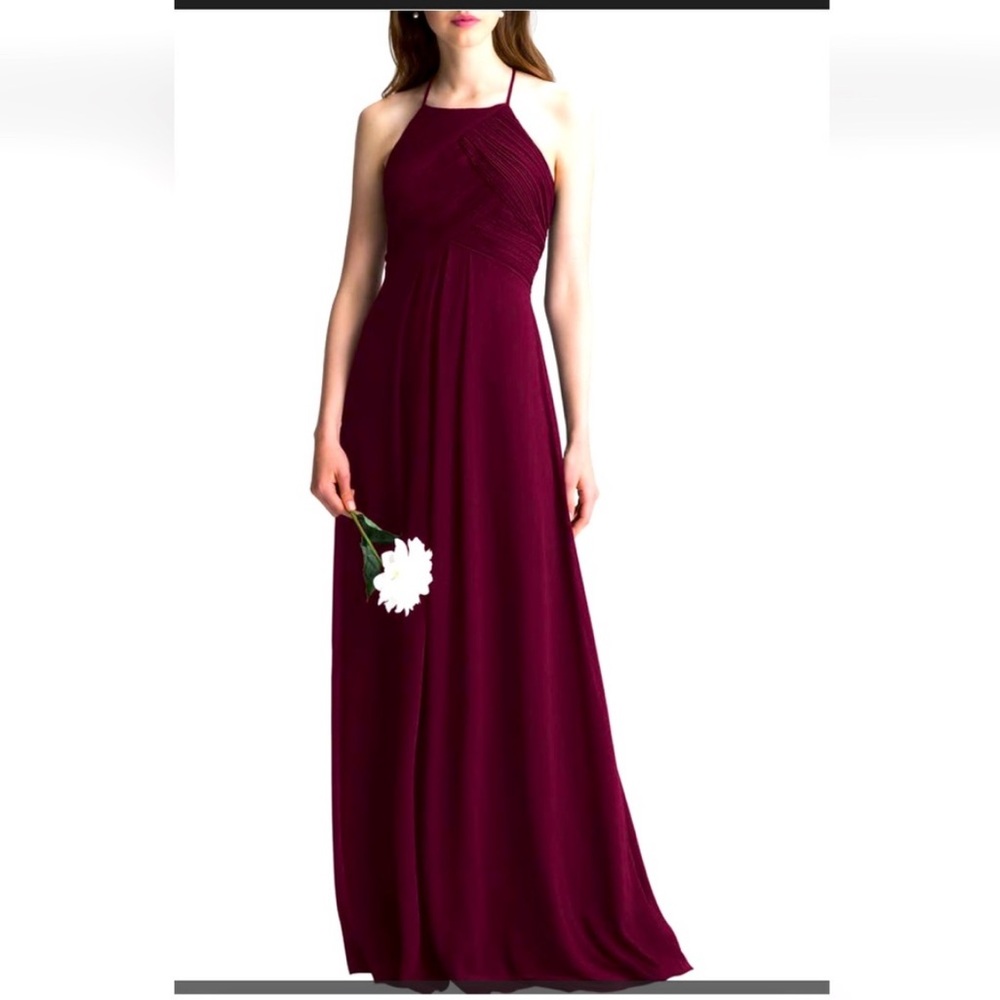 Bill Levkoff A-Line Halter Dress